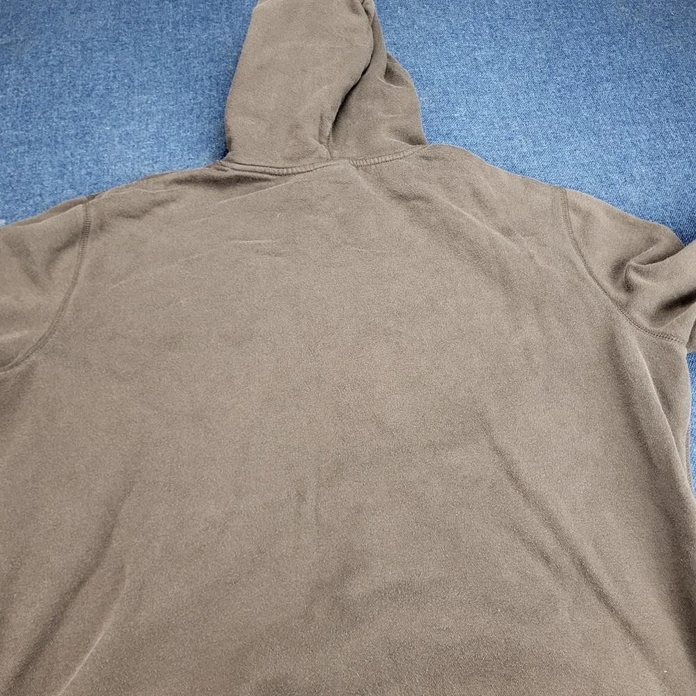 VTG Nike Athletic Dept Brown Pullover Hoodie XL Embroidered Swoosh Sportswear